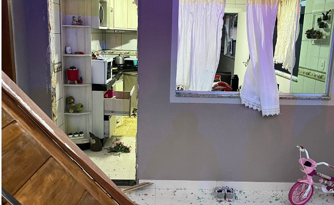 Morador sofre queimaduras pelo corpo após explosão de botijão de gás