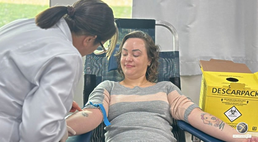 Hemosc realiza coleta de sangue em São Miguel do Oeste e alerta para estoques baixos