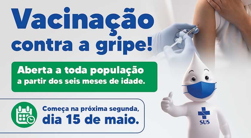 Vacinação contra a gripe é ampliada para toda a população