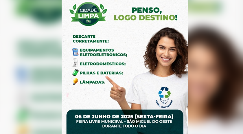 Campanha "Penso, Logo Destino" terá nova etapa no dia 6 de junho