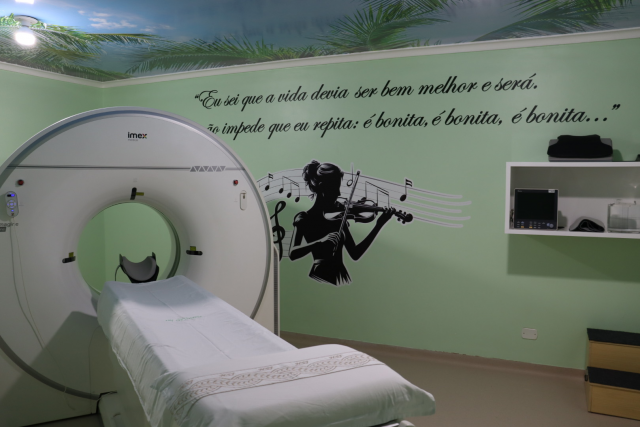 Ato solene marca retomada de realização de exames de tomografia no Hospital São José