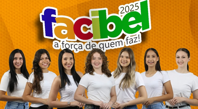 Sete jovens disputam concurso de soberana da Facibel 2025
