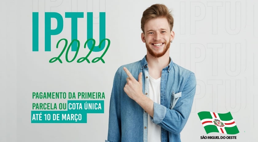 Boletos do IPTU já estão disponíveis no site do município