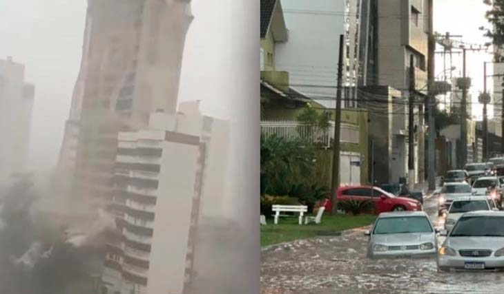 Meteorologista explica fenômeno que atingiu Chapecó durante temporal