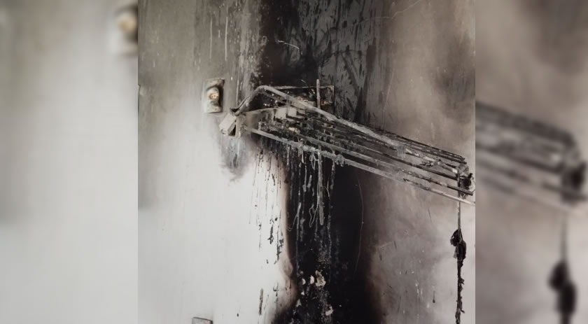 Princípio de incêndio em secadora mobiliza Bombeiros