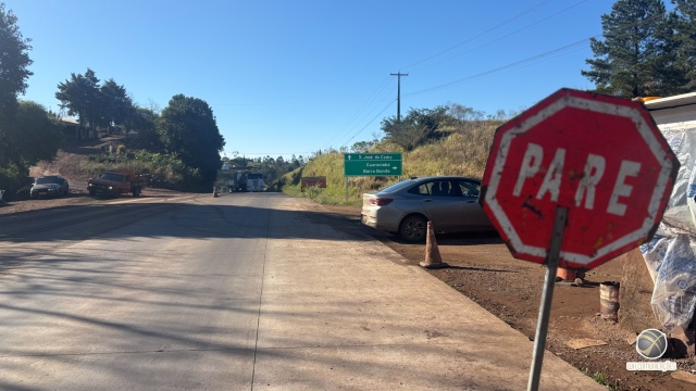 DNIT anuncia interdição total da BR-163 em Guaraciaba nesta quarta e sexta-feira