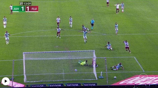 Com gols em sequência, Fluminense empata diante do Juventude e sai do G-6