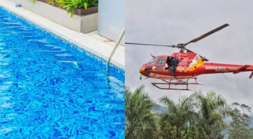 Menina de 8 anos morre e irmãzinha luta pela vida após caírem em piscina em SC