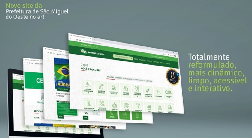 Prefeitura lança novo site e Portal da Transparência