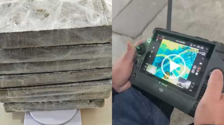 Drone impede entrada de whey, creatina e drogas em presídio de SC