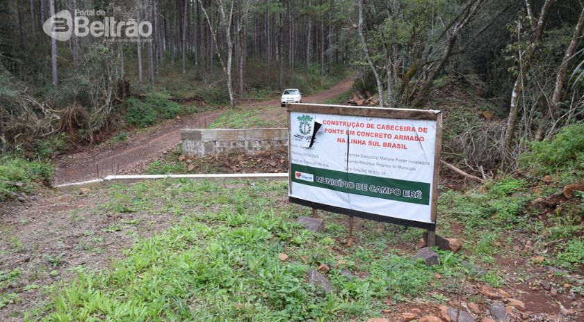 Conclusão das obras de pontes dependem apenas do repasse do Governo do Estado