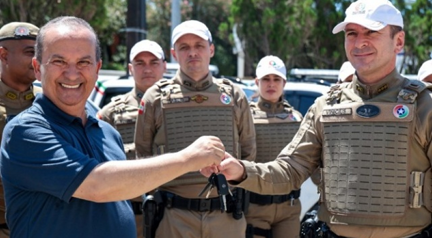 25 novas viaturas são entregues para Polícia Militar Rodoviária de SC