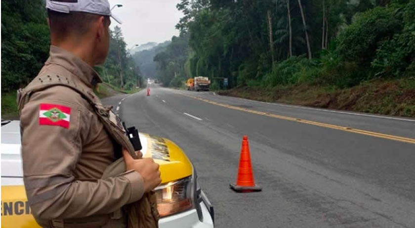 PMRv realiza "Operação Corpus Christi" nas estradas estaduais de SC