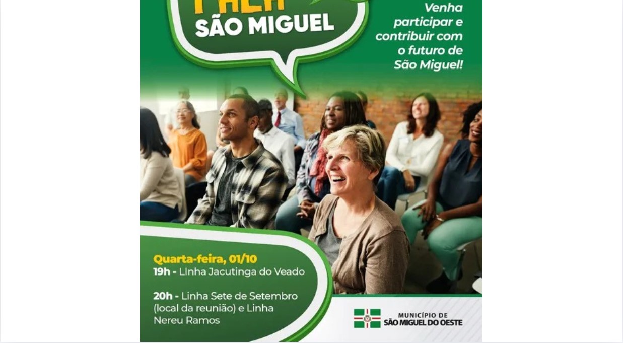 Prefeitura realiza reuniões em quatro comunidades nesta semana