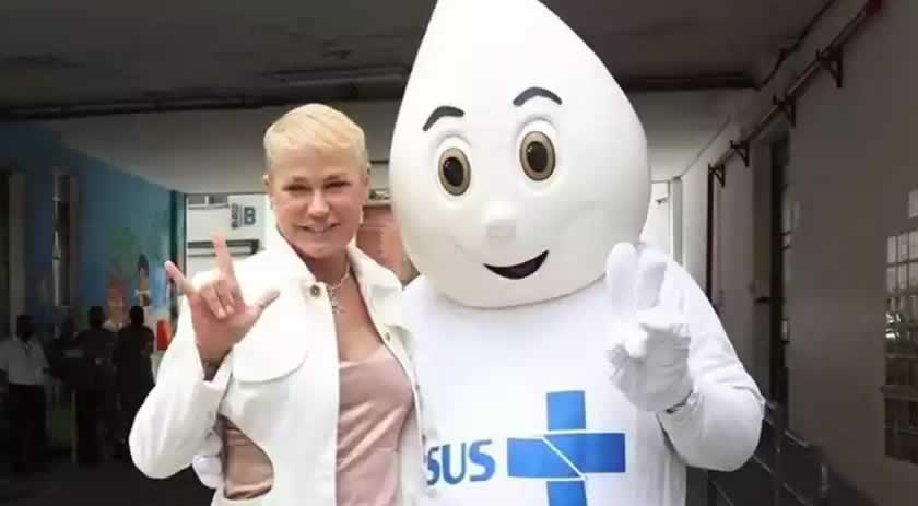 Xuxa aceita convite para ser embaixadora de campanha de vacinação