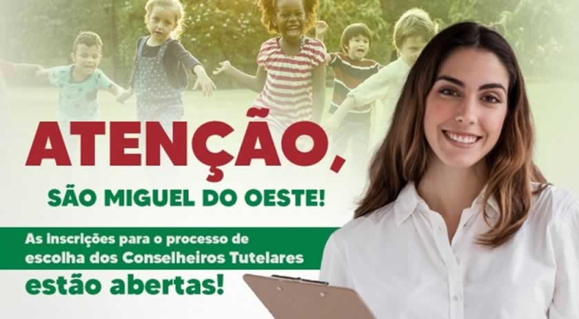 Abertas as inscrições para processo de escolha de conselheiros tutelares