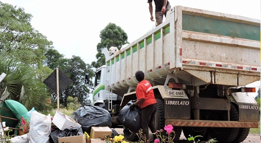 Coleta de materiais recicláveis no meio rural acontece de 07 a 11 de abril