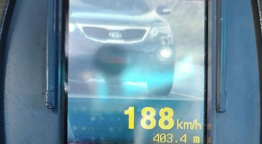 Carro é flagrado a 188 km/h na RS-135 em Erechim