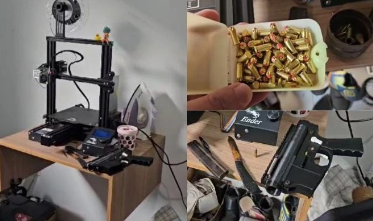 Homem que fabricava armas de fogo com impressora 3D é preso pela Polícia Federal