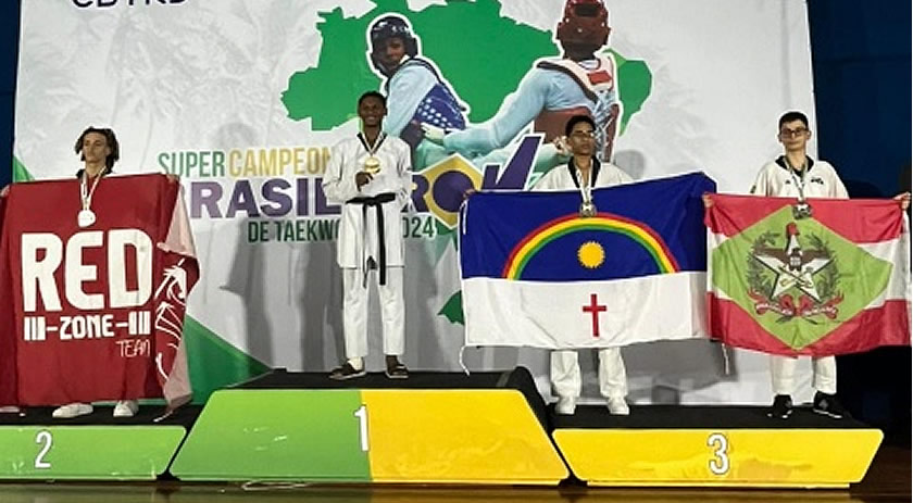 Atletas de Maravilha participam do Campeonato Brasileiro de Taekwondo na Bahia