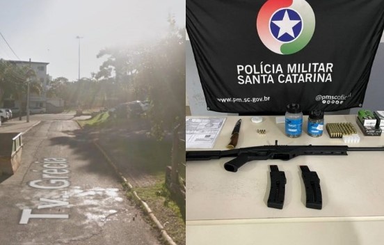 Homem nu causa confusão e vira caso de polícia em Chapecó