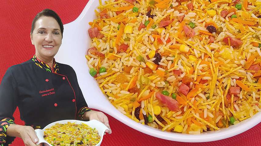 Aprenda a preparar arroz a grega para a sua ceia de Natal