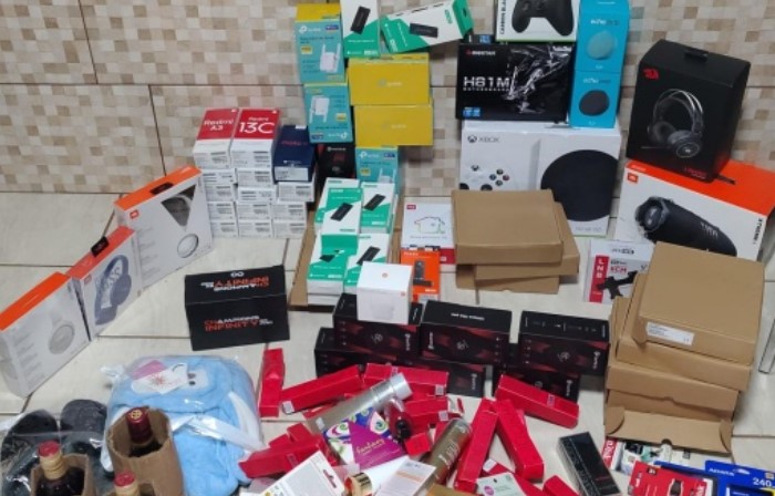 PMRv apreende mercadorias de contrabando avaliadas em R$ 25 mil