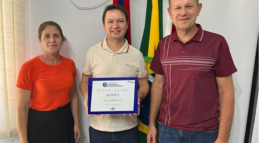 Município recebe selo de Prefeitura Empreendedora