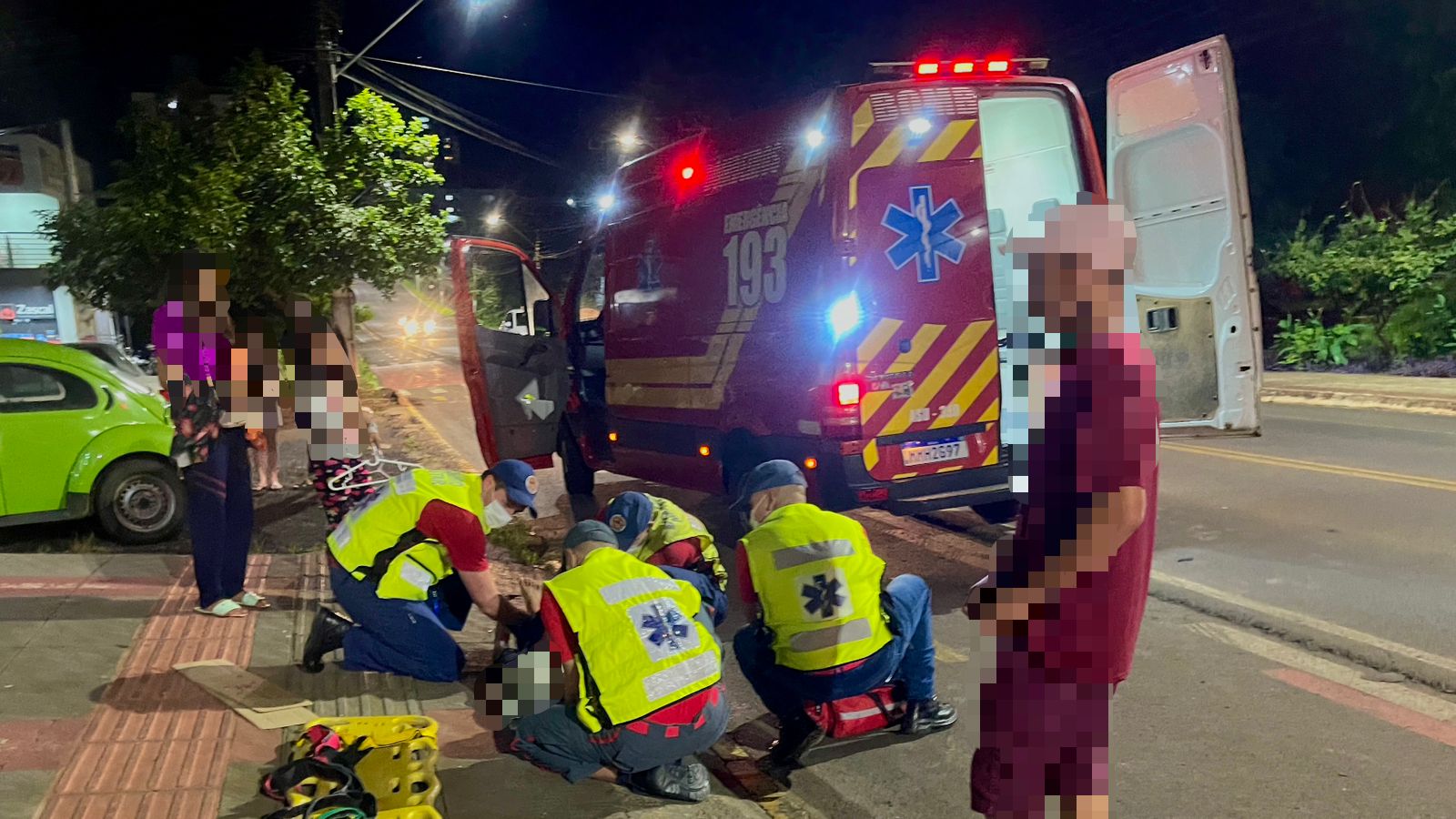 Criança é atropelada no centro de São Miguel do Oeste