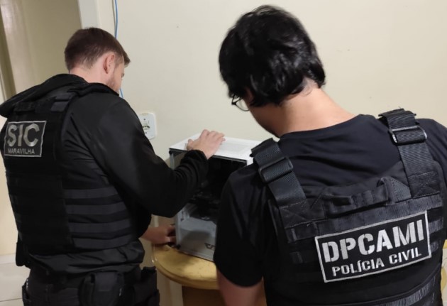 Em Maravilha, Polícia Civil apreende computador em investigação sobre pornografia infantojuvenil