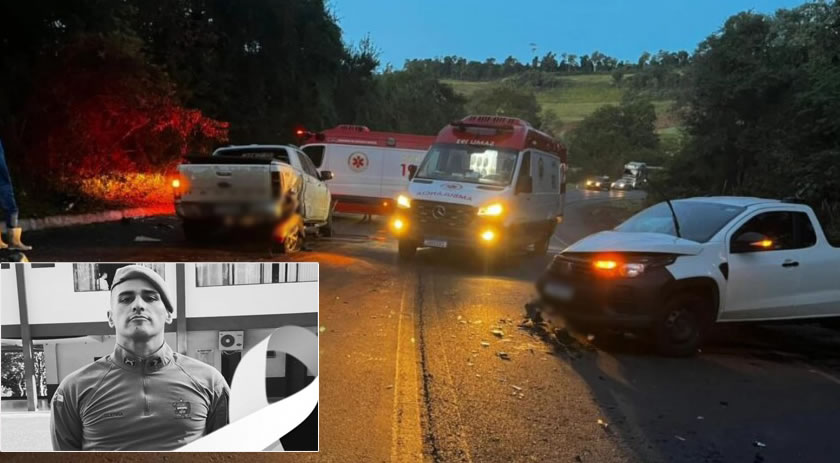 Policial militar do Oeste morre no hospital após grave acidente na BR-386