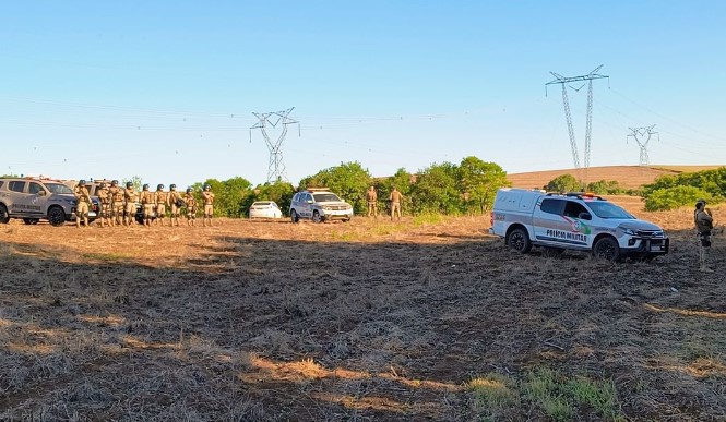 PM atua em reintegração de área ocupada por indígenas no interior
