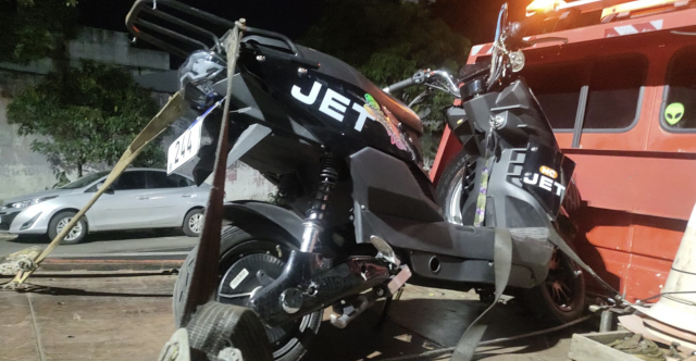 Adolescente é flagrado com veículo adulterado e acima da velocidade permitida