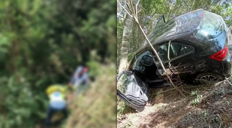 Motorista é encontrado ferido após dois dias em ribanceira na BR-282