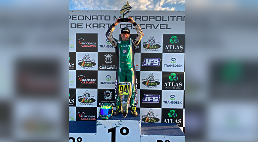 Piloto de SMOeste vence a 3ª etapa do Metropolitano de Cascavel e lidera o campeonato