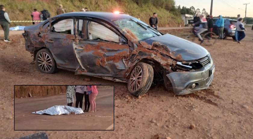 Grave acidente de trânsito deixa jovem morto na BR-163