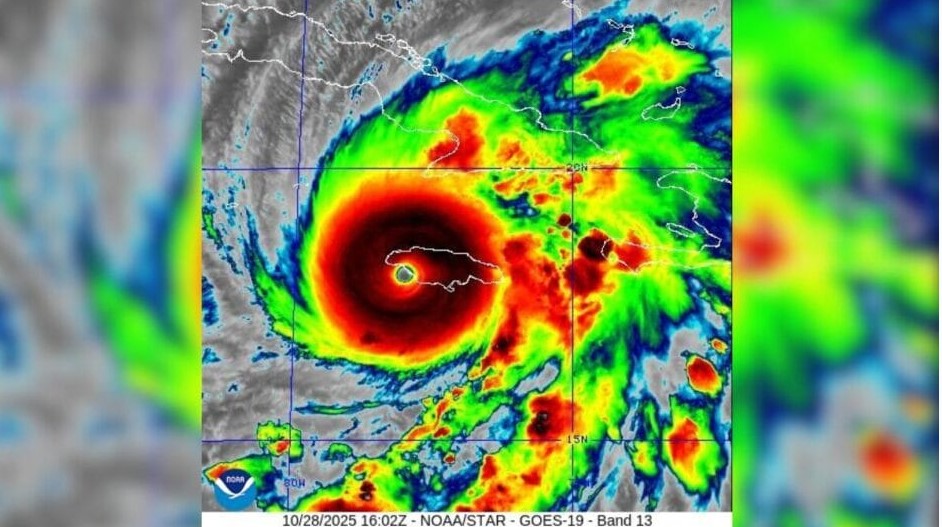 Furacão Melissa, conhecido como “tempestade do século”, toca o solo da Jamaica