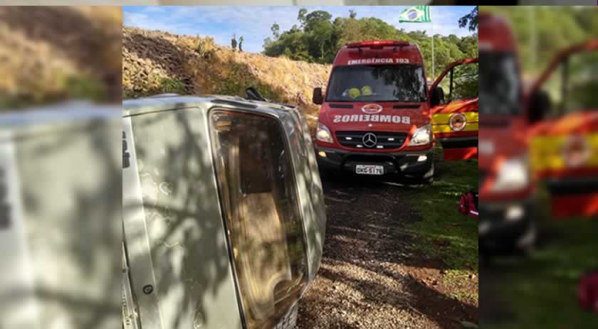 Acidente de trânsito na BR 163 deixa condutor ferido