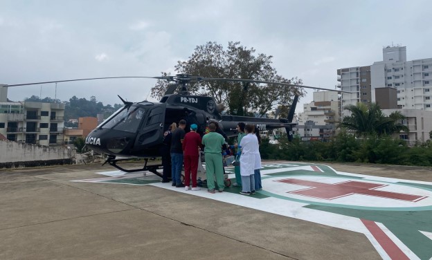 Transferência aeromédica de mulher com AVC hemorrágico é realizada