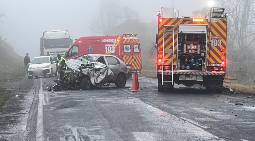 Homem morre em grave acidente na BR-163 próximo a nova Aduana de cargas