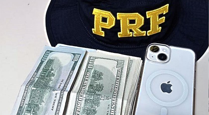 Motorista é flagrado transportando mais de 20 mil dólares na BR-101