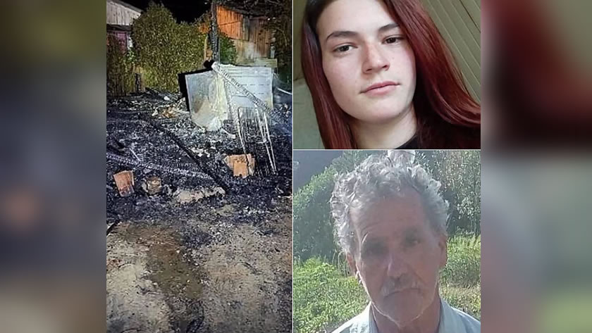 Pai e filha grávida morrem após incêndio em residência em Santa Catarina