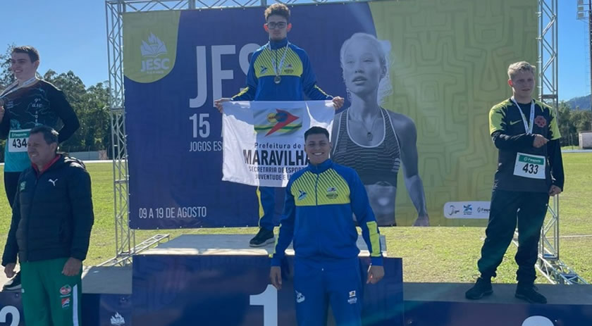 Atleta de Maravilha conquista medalha de ouro no Jesc de atletismo