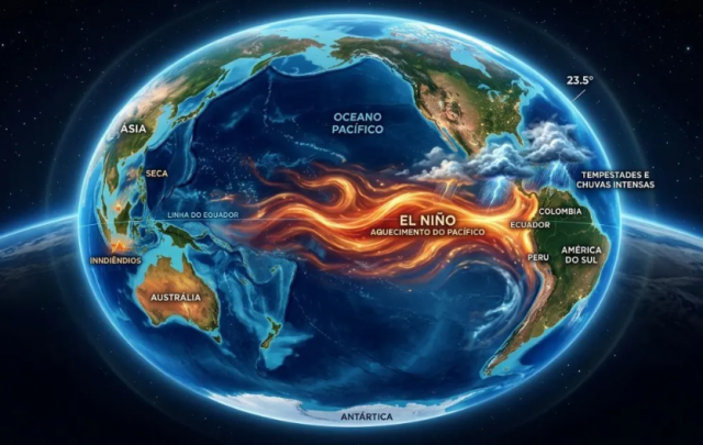 Super El Niño pode provocar 451 mil mortes adicionais por calor extremo; Brasil está entre os mais afetados