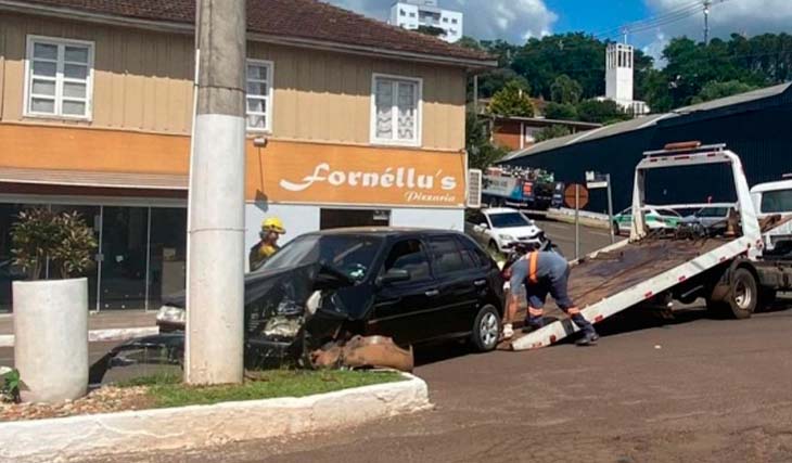 Acidente  é registrado no centro