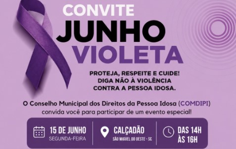 Ação no Calçadão conscientiza sobre o combate à violência contra a pessoa idosa