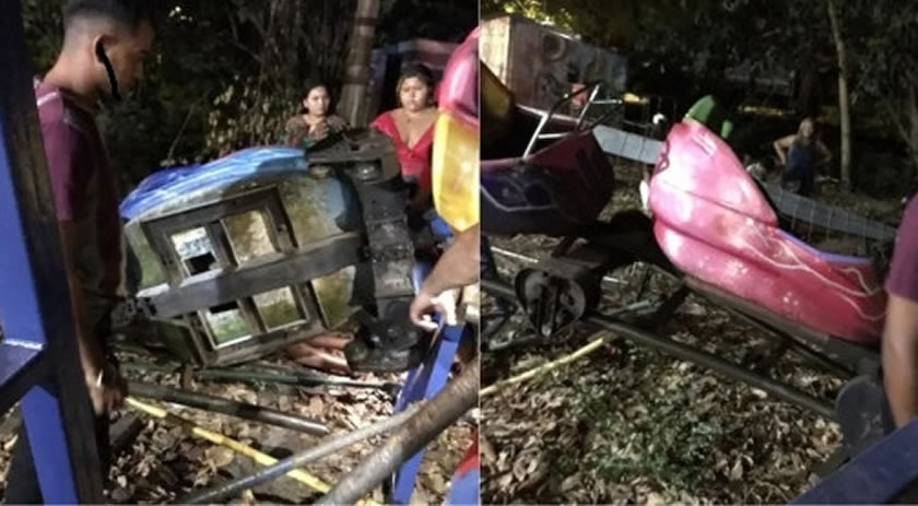‘Carrinho’ de montanha-russa tomba e deixa diversas vítimas