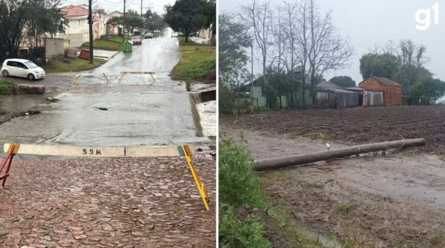 Temporais atingem 41 municípios do Rio Grande do Sul e deixam 19 pessoas desalojadas