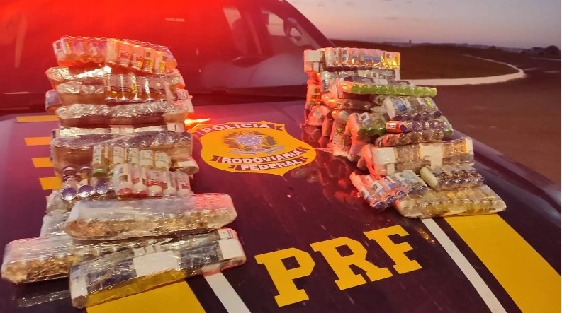 Mais de 800 frascos de anabolizantes contrabandeados são apreendidos em Lages