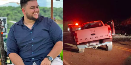 Jovem cantor de SC morre no hospital após colisão entre dois veículos